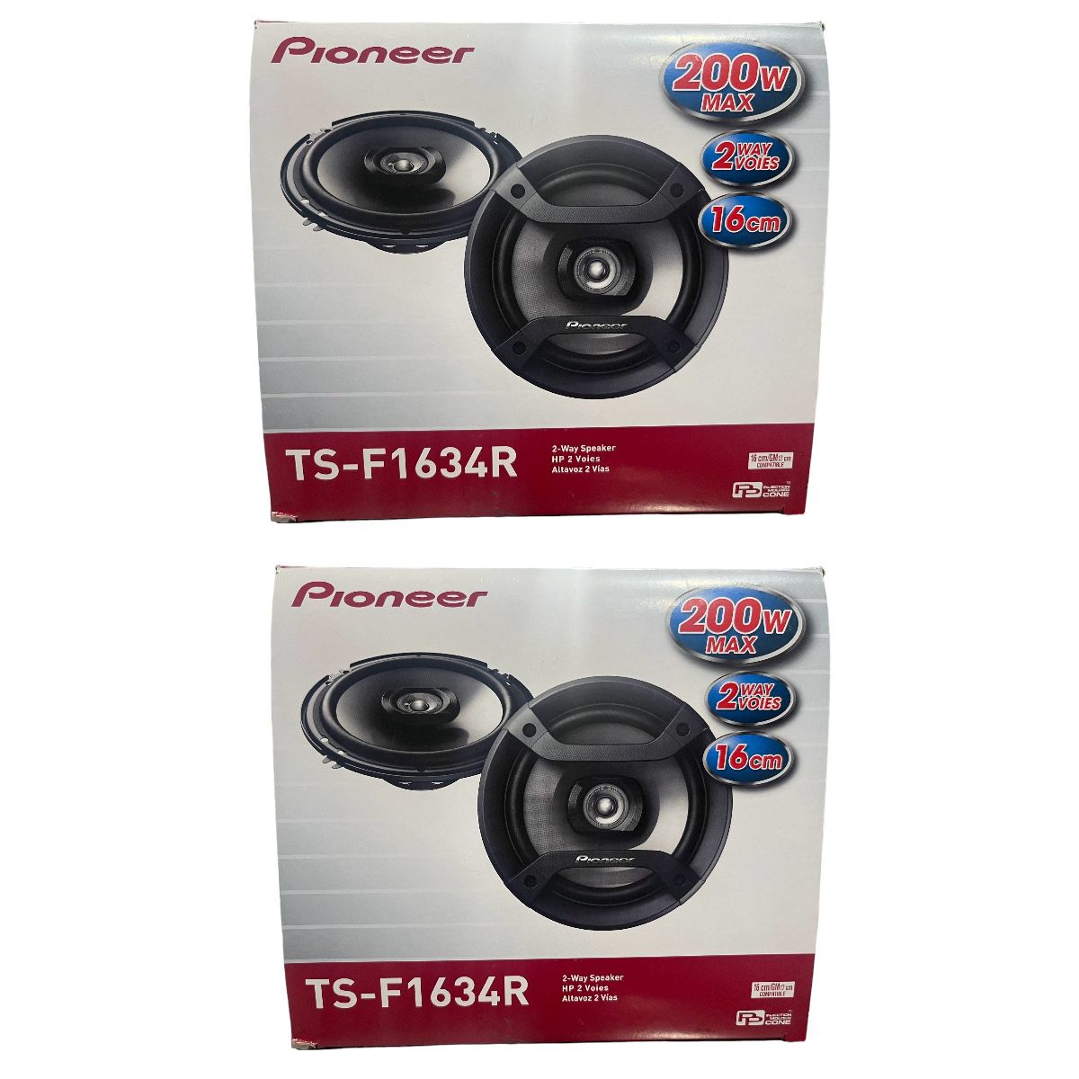 Bocinas Pioneer Para Puertas 6.5 PuLG 200w 2 Vias 2 Pares