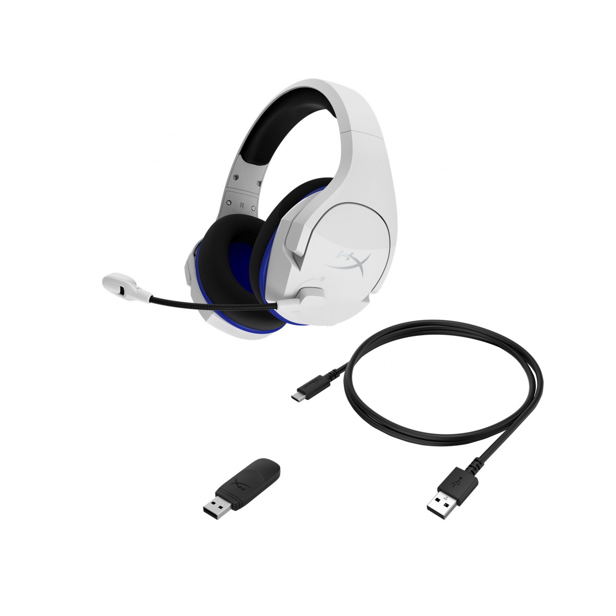Audifonos Gamer Inalambricos Hyperx Cloud Stinger HHSS1C-KB, Color Blanco y Negro.