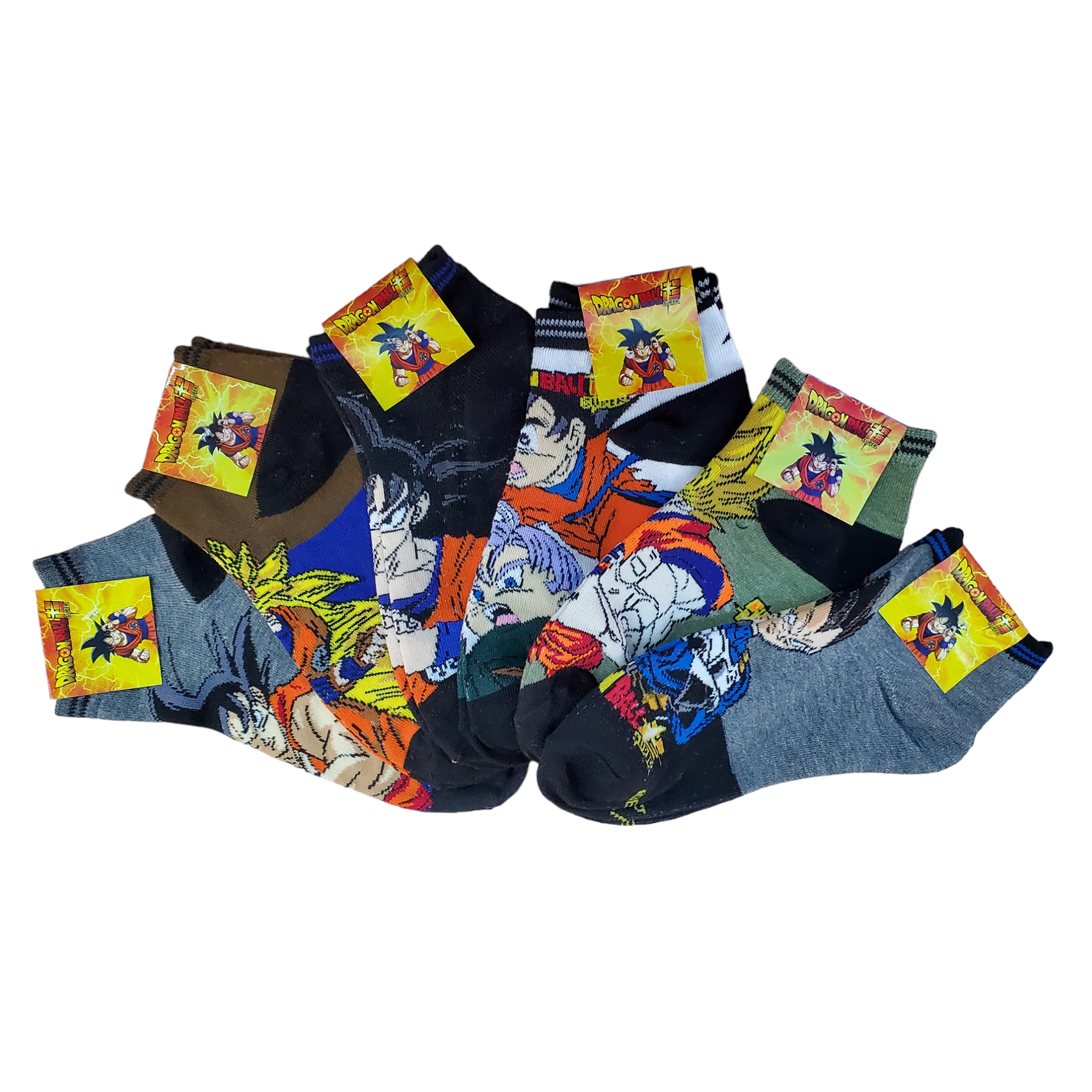Tines Cortos Dragon Ball Unisex 6 Pares
