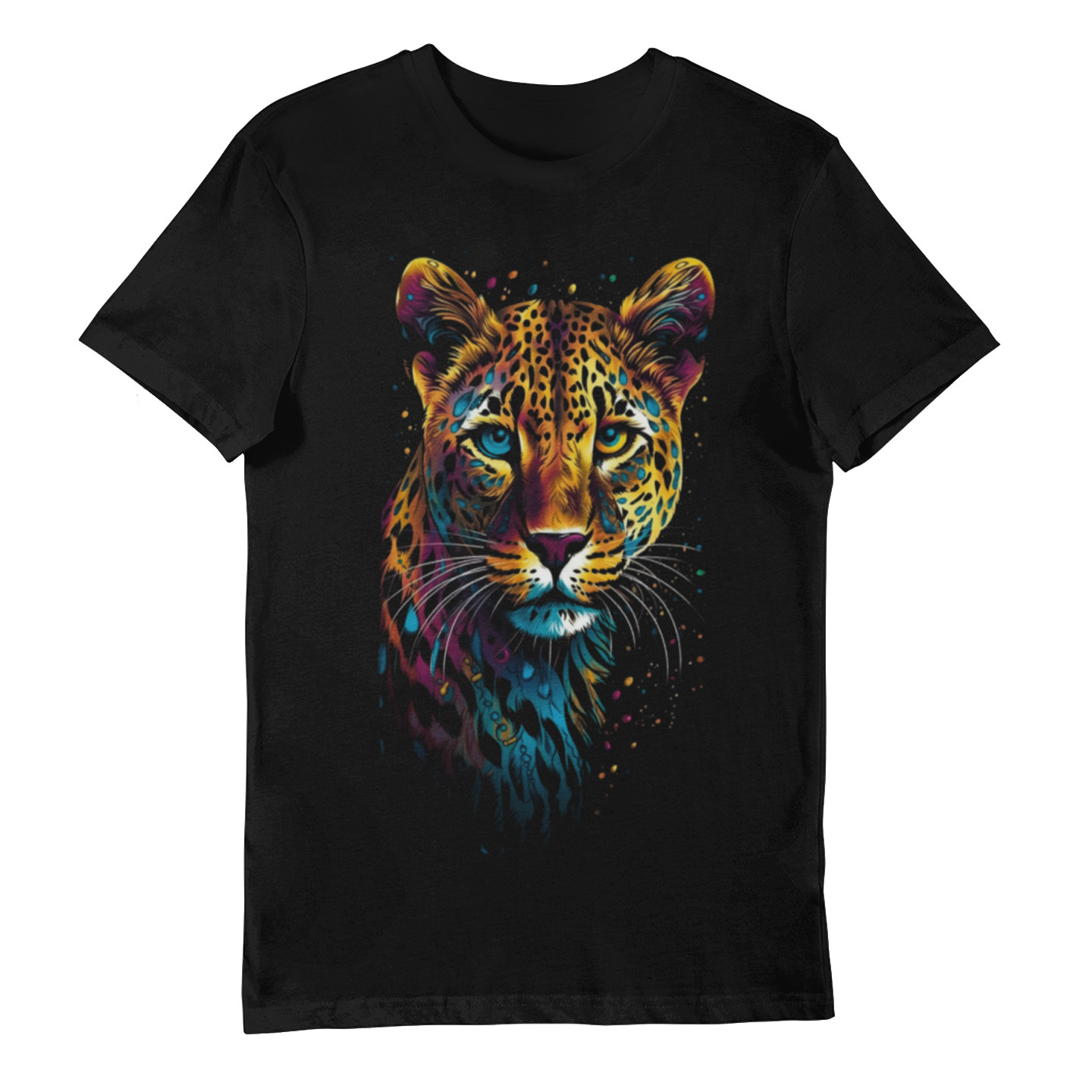 Playera Caballero y Dama Jaguar Colores Animales
