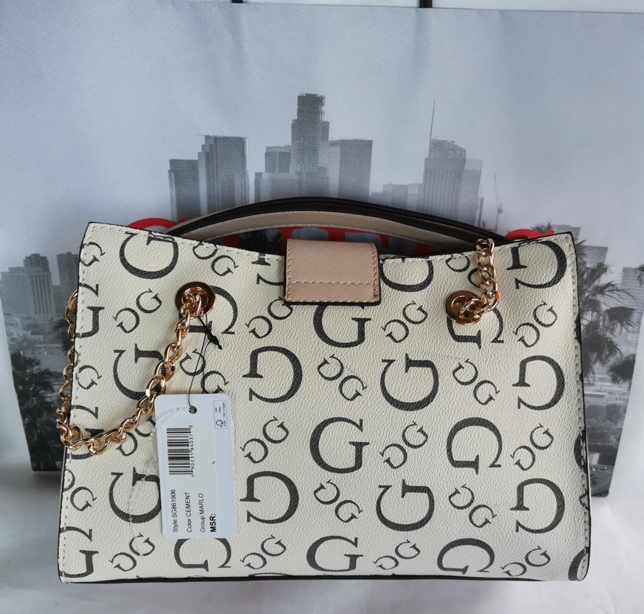 Bolsa Guess para Dama Marlo Satchel EVY861906-BLA