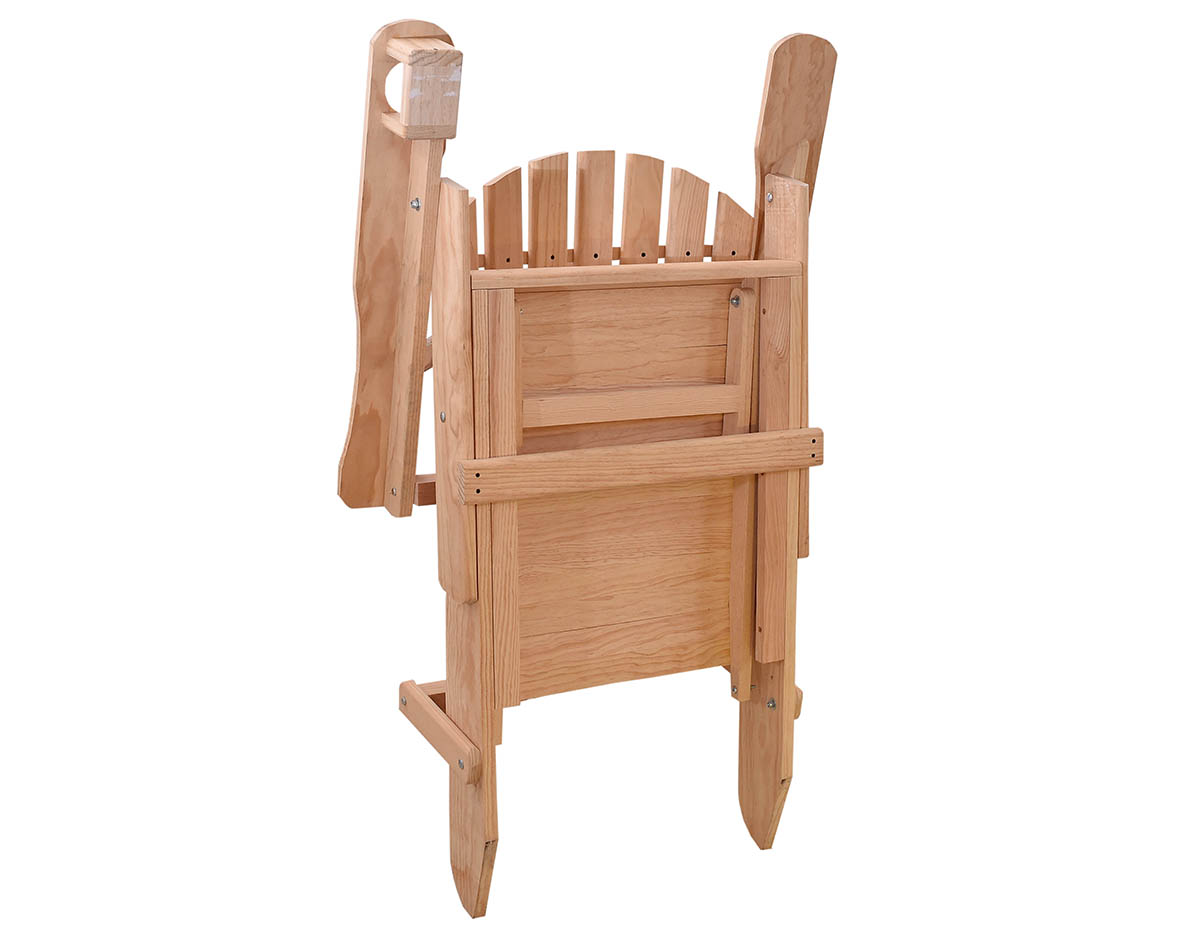 Sillón Adirondack Con Reposapiés Plegable De Madera