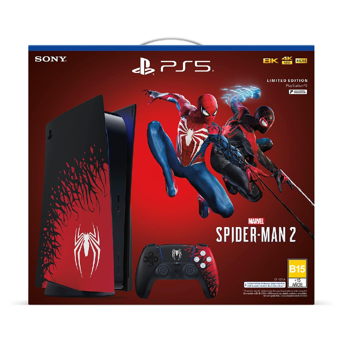 Consola PlayStation 5 de 825 GB Spider-Man 2 Internacional