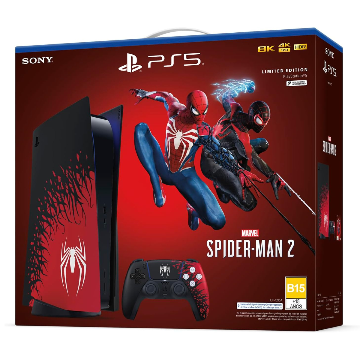 Consola PlayStation 5 de 825 GB Spider-Man 2 Internacional