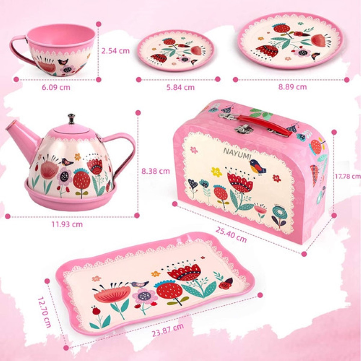 Juguete De Cocina Juego De Té Para Niñas Flor