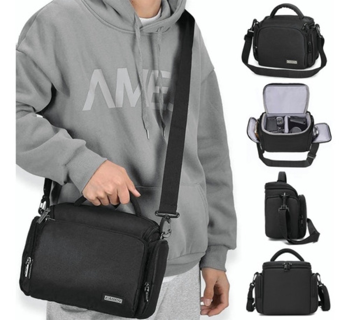 Mochila Para Camara Reflex Compacta Negro