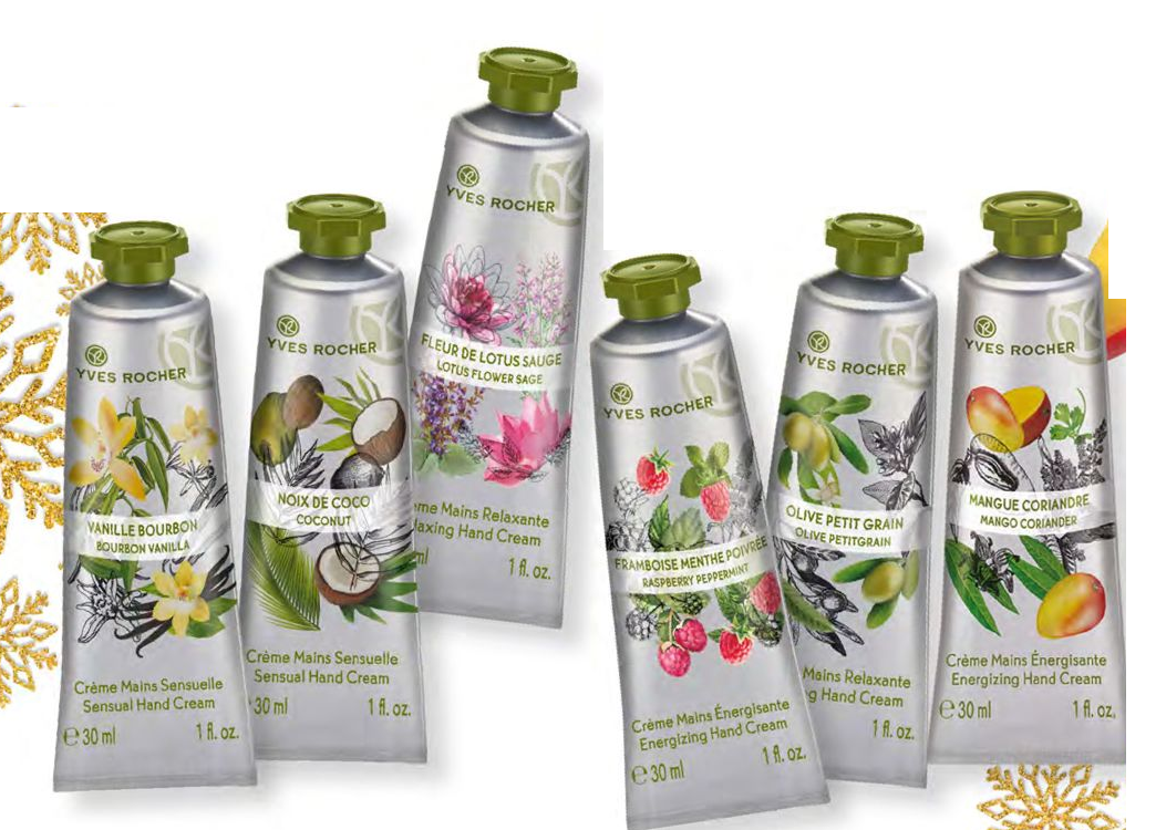 Kit 6 Cremas para Manos Yves Rocher 30ml