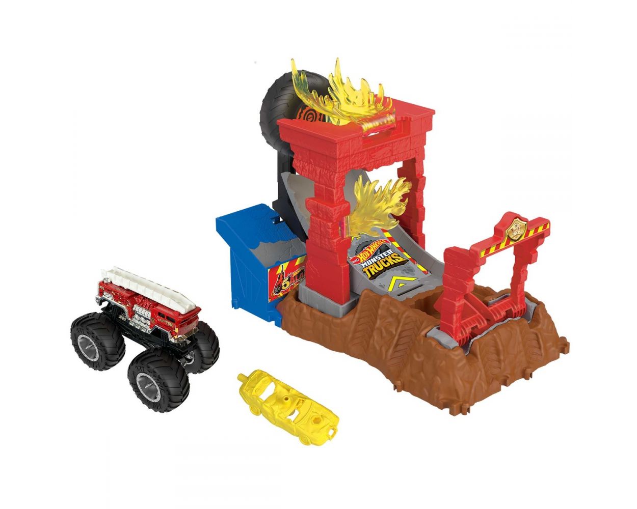 Hot Wheels Monster Trucks Pista Arena de Demolición