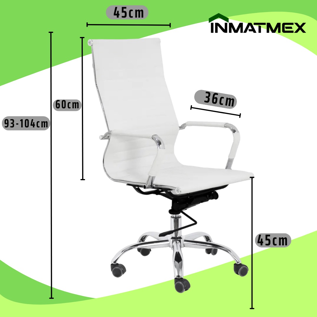 Silla Escritorio Oficina Ejecutiva Inmatmex Moderna