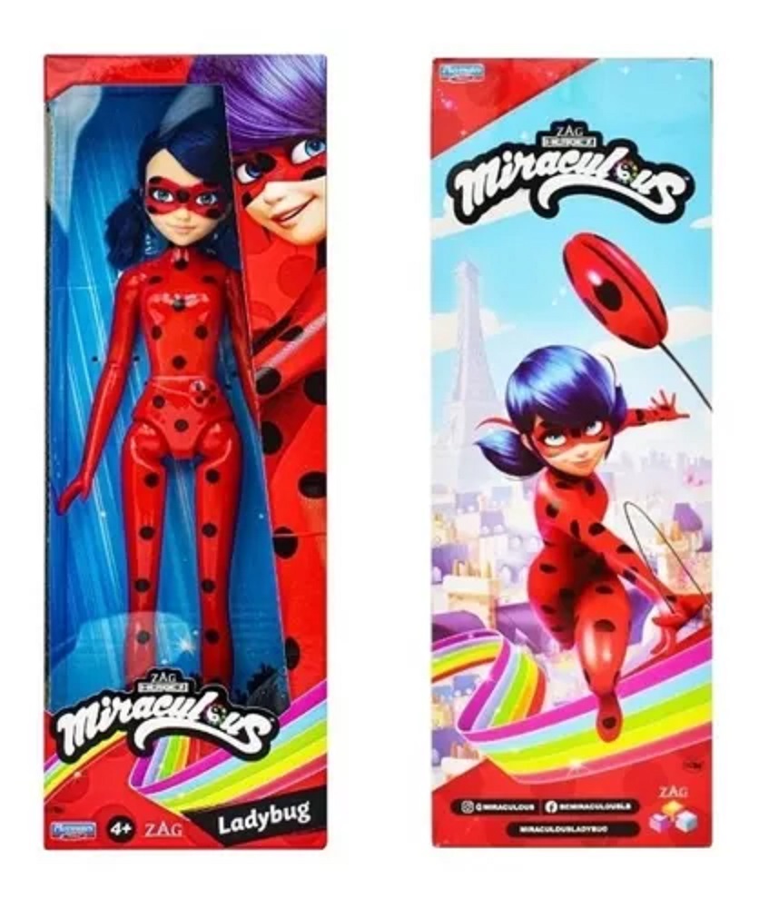 Miraculous Zag Heroez Lady Bug Figura Basica 26 Cm Playmates