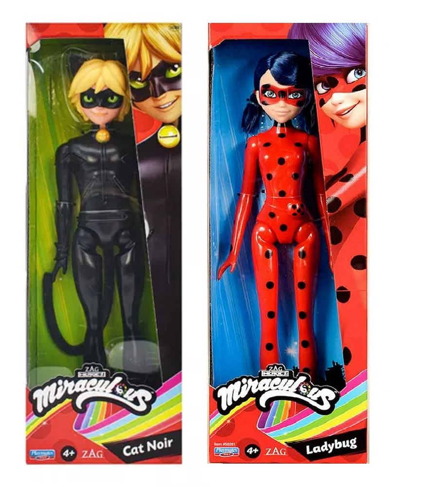 Miraculous Zag Heroez Lady Bug Figura Basica 26 Cm Playmates