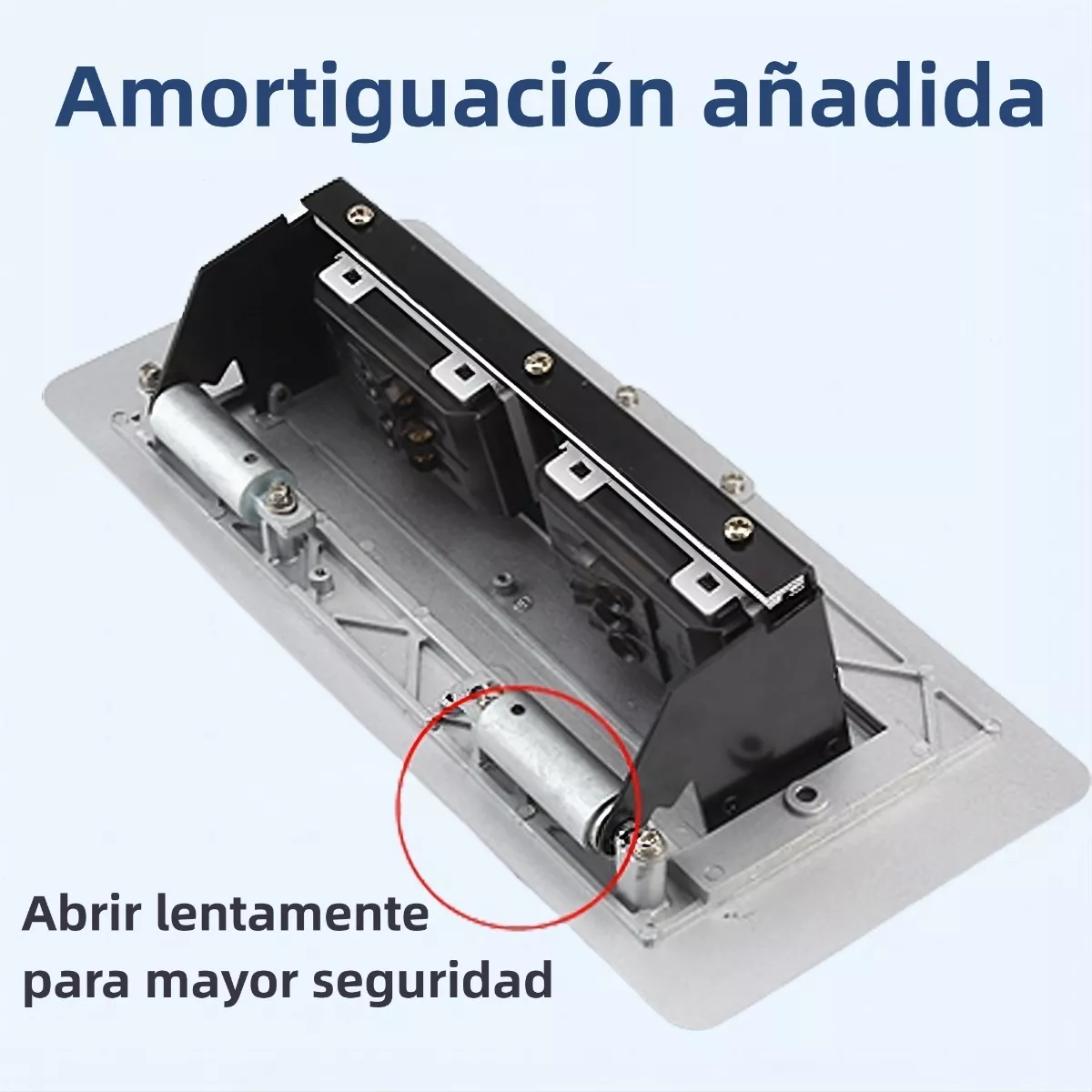 Enchufe Escritorio Embebido Placa De Contactos Y Usb Negro