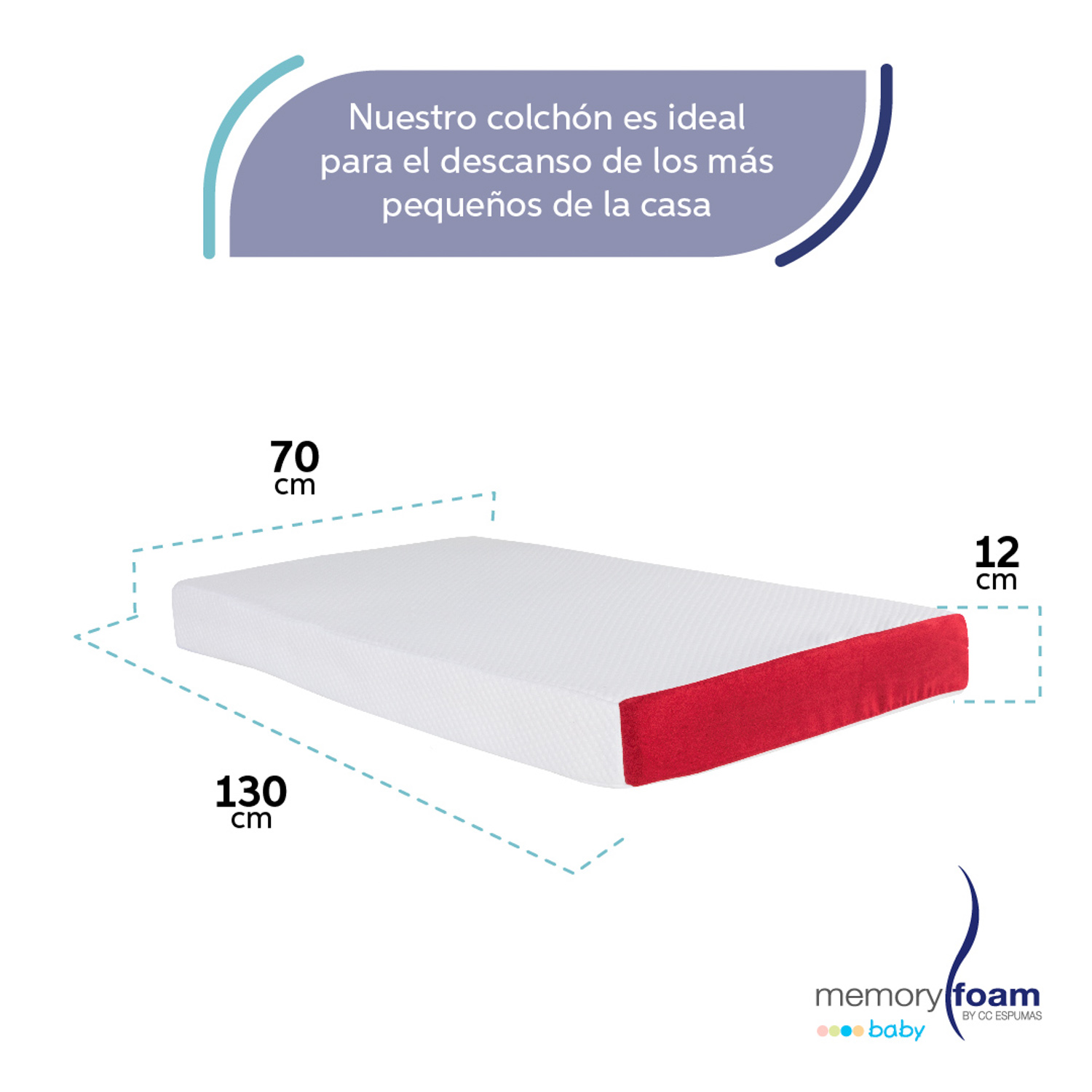 Colchon de Cuna Baby Great 130 x 70
