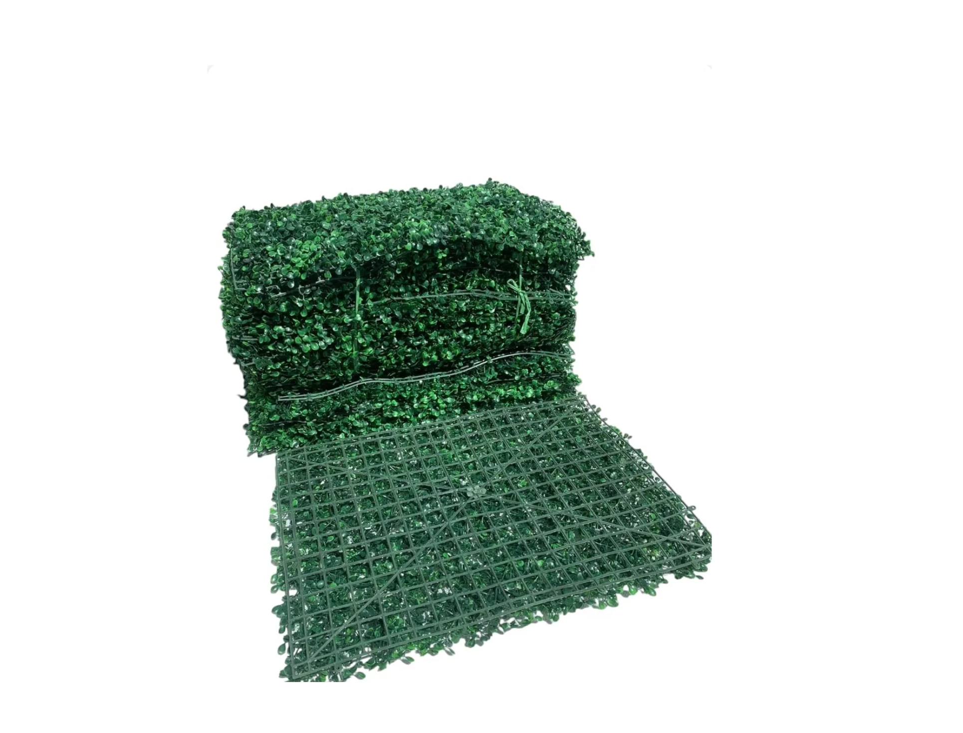 Follaje Verde Artificial Sinténtico 10 Pz 60x40 Cm Para Muro