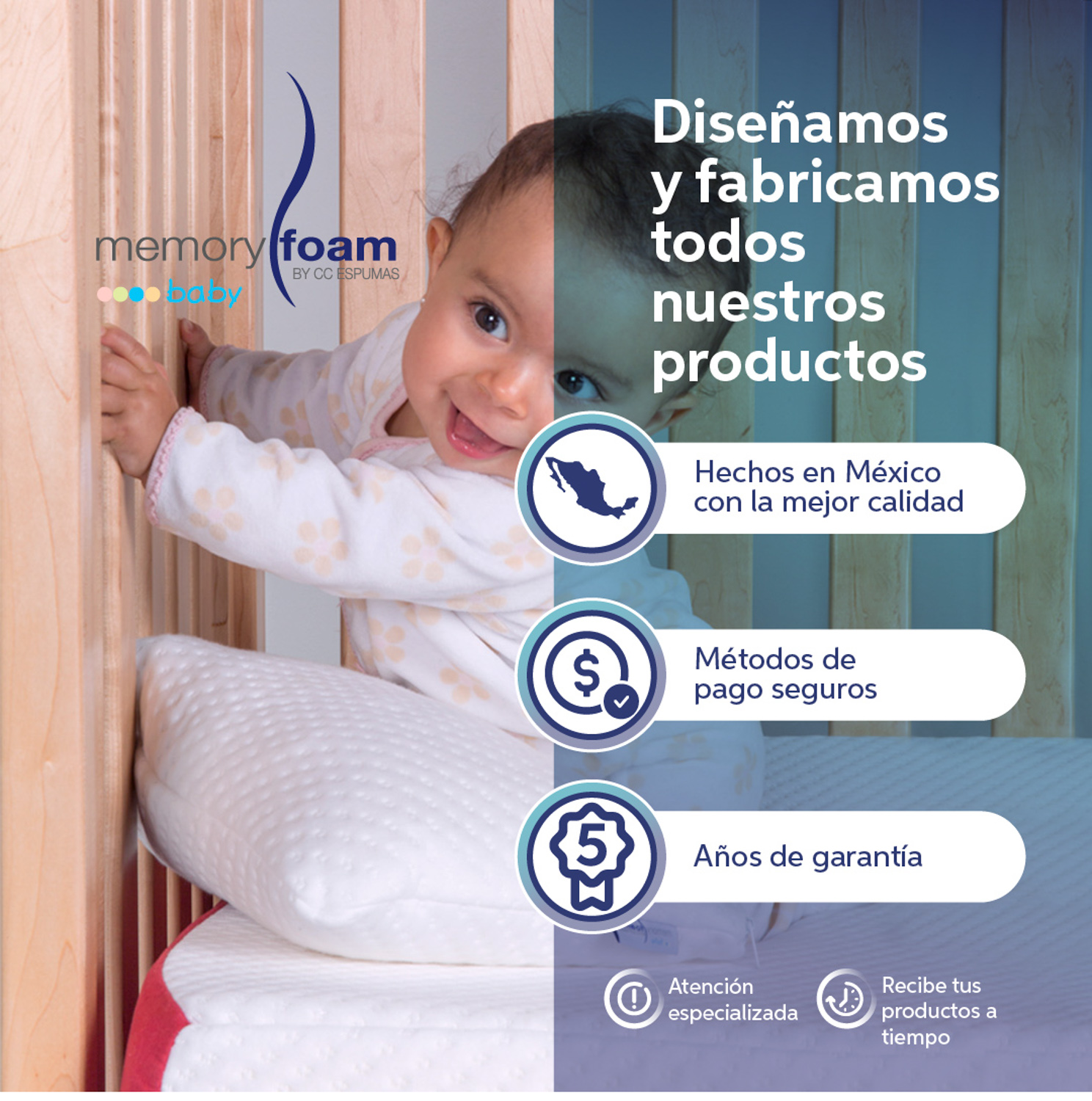 Colchon de Cuna Baby Great 130 x 70