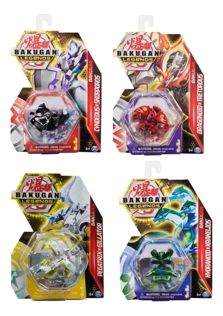 Bakugan Legends Original Y Nuevo, Spin Master, a elegir (dragonoid x tretorous,cyndeous x skorporos,pegatrix x gillator o hydranoid x krakelios)