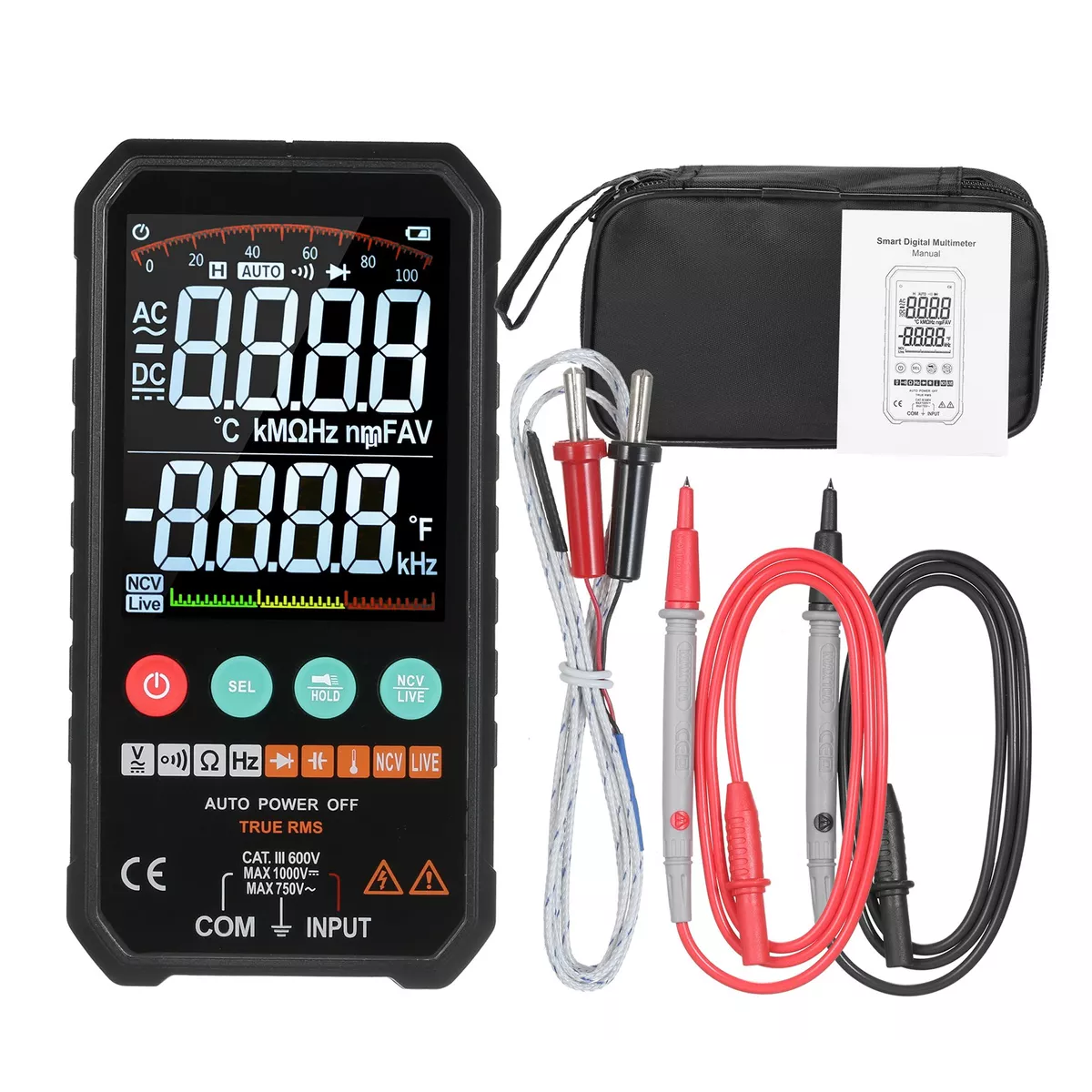 Multímetro Digital Inteligente De Alta Precisión