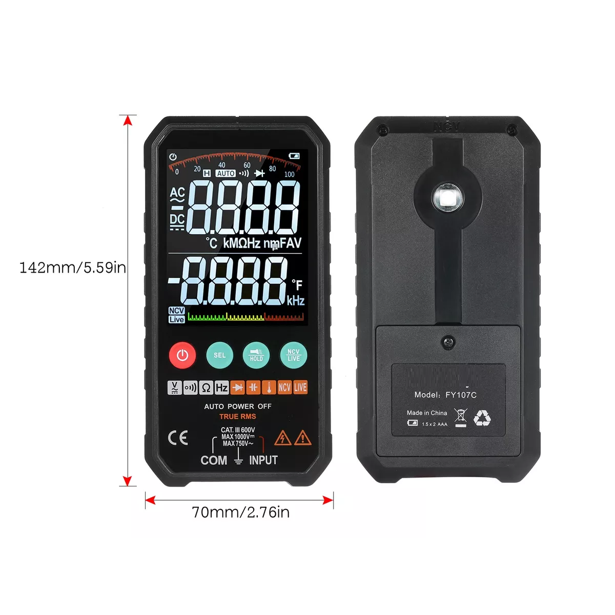 Multímetro Digital Inteligente De Alta Precisión