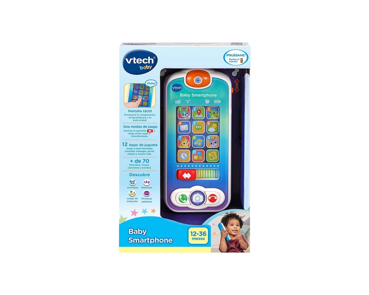  VTech Teléfono con iluminación táctil y chat