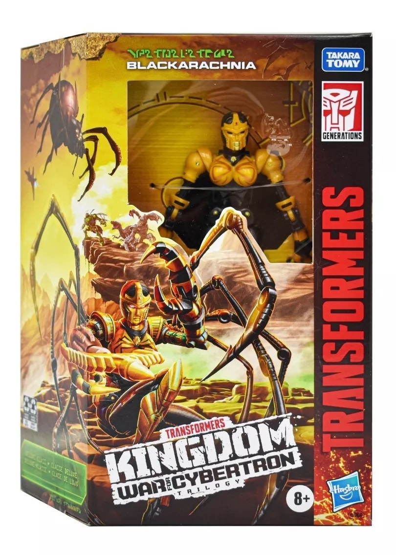 Transformers Kingdom War For Cybertron 15cm Hasbro airazor, slammer, blackarachnia o pipes