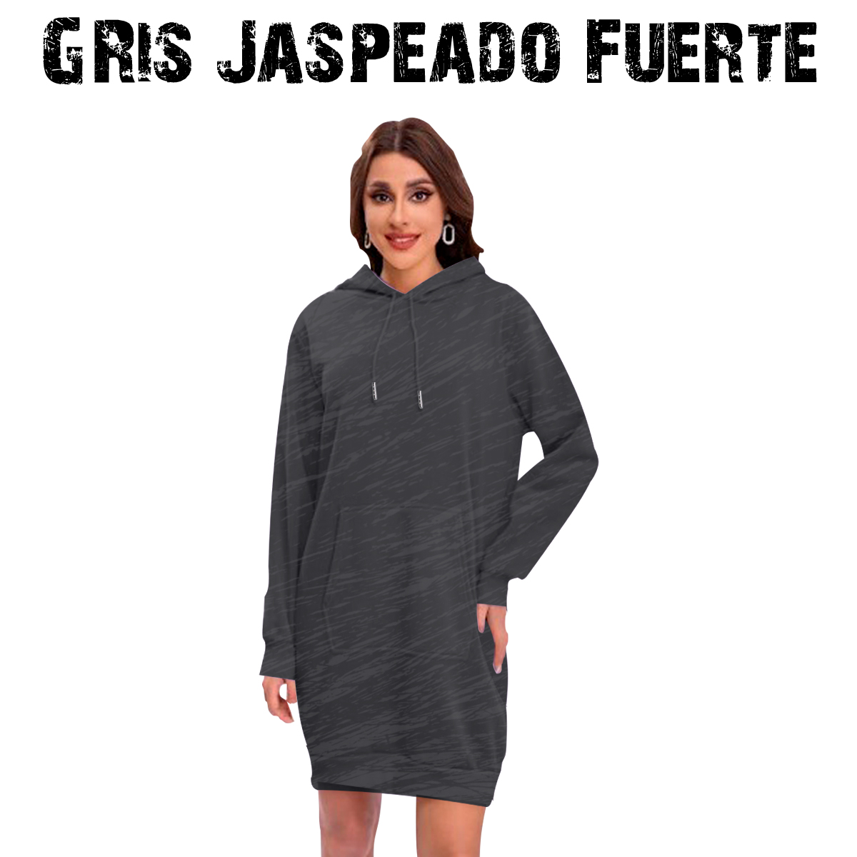 Maxi Sudadera Mujer Hoodie Con Capucha y Cangurera, Calientita, Casual, Abrigo, Chamarra