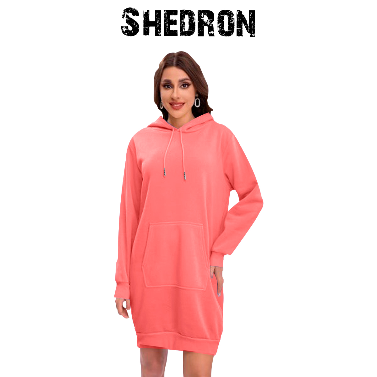 Maxi Sudadera Mujer Hoodie Con Capucha y Cangurera, Calientita, Casual, Abrigo, Chamarra