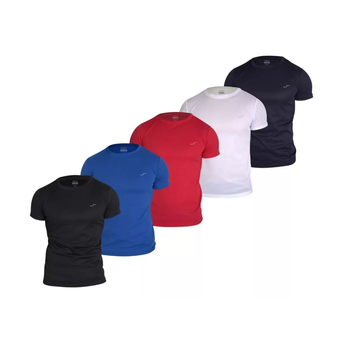 5 Playeras Deportivas Gym Hombre Tela Fresca Dry Fit Colores