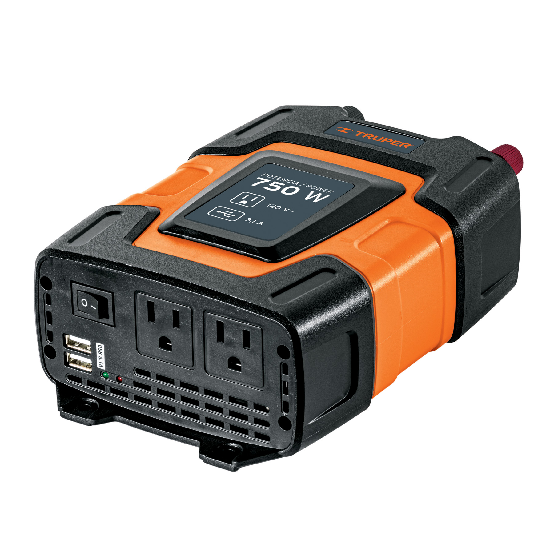 INVERSOR DE CORRIENTE DE 750 W, TRUPER 10490
