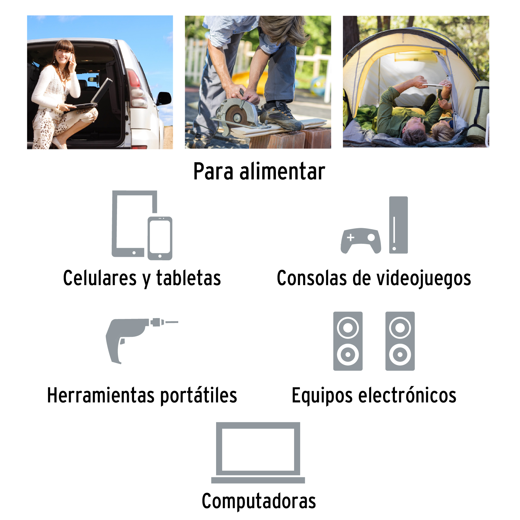 INVERSOR DE CORRIENTE DE 750 W, TRUPER 10490