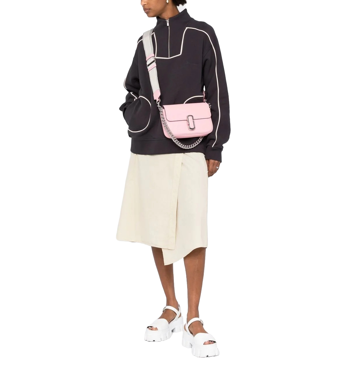 Bolsa Marc Jacobs The Shoulder H956L01PF22 671 Rosa