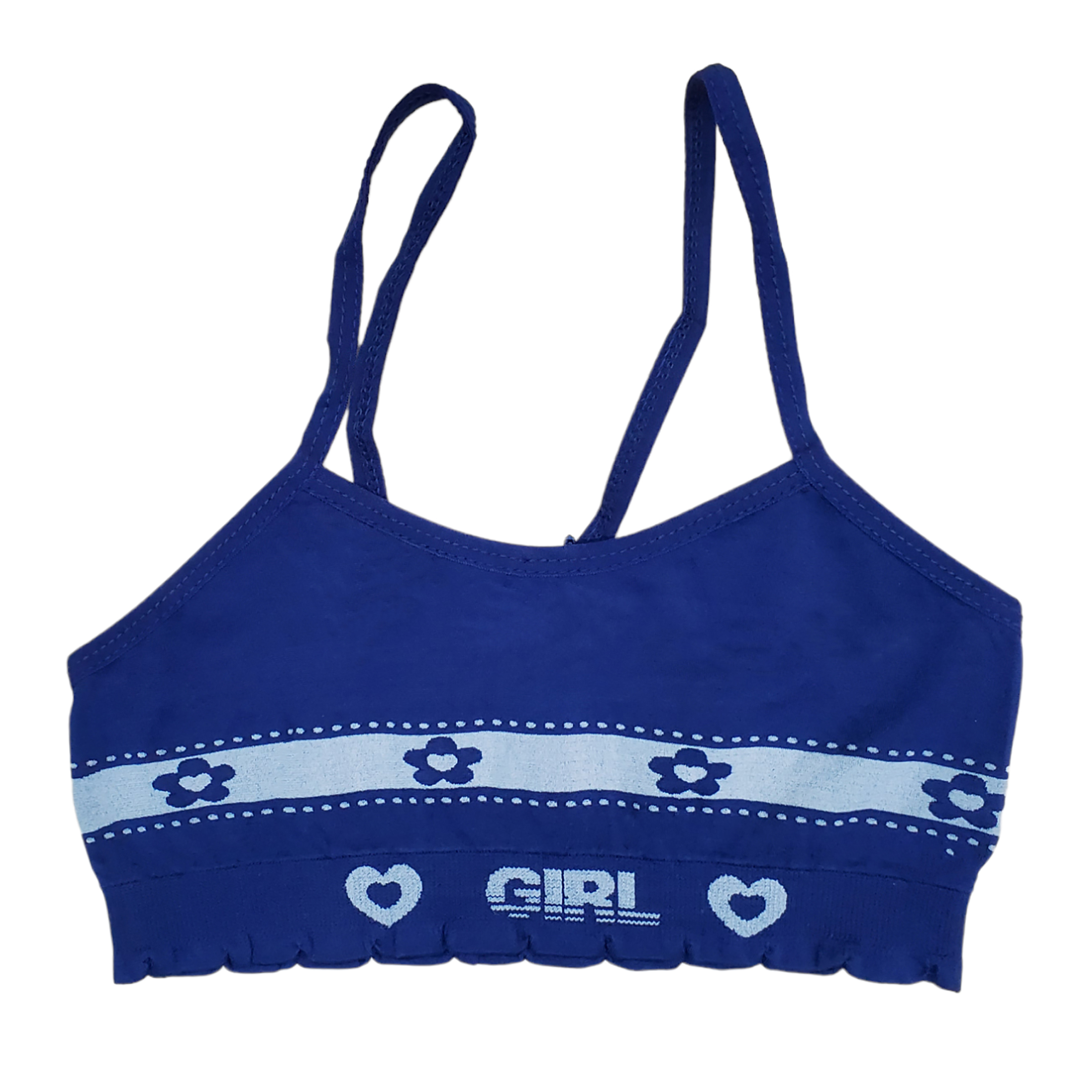 Corpiño Top Tirante Delgado Microfibra Para Niña 6pz