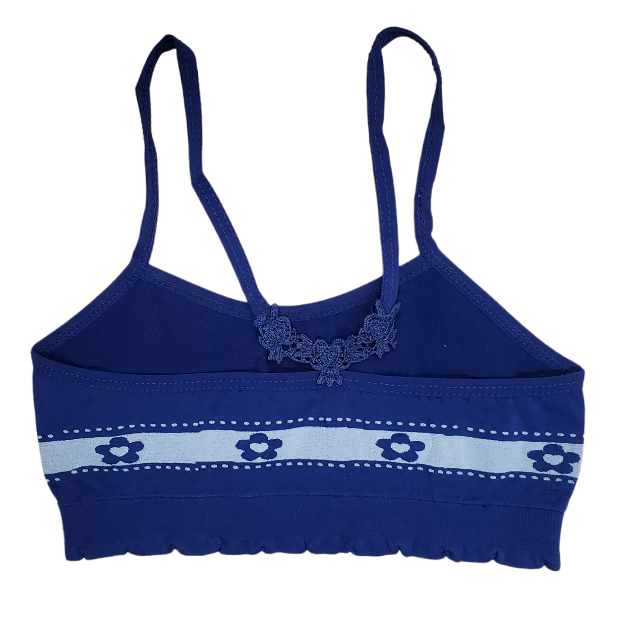 Corpiño Top Tirante Delgado Microfibra Para Niña 6pz