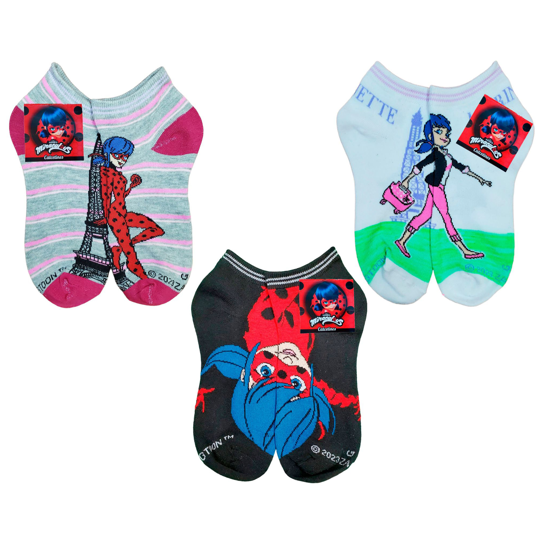 Tines Cortos Ladybug Miraculous Unisex 6 Pares