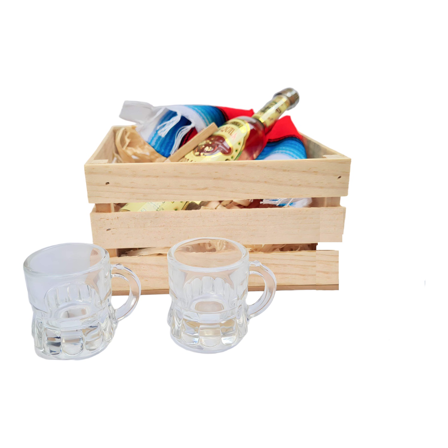 kit mini tequila corralejo con vasos tequileros edicion fiestas patrias
