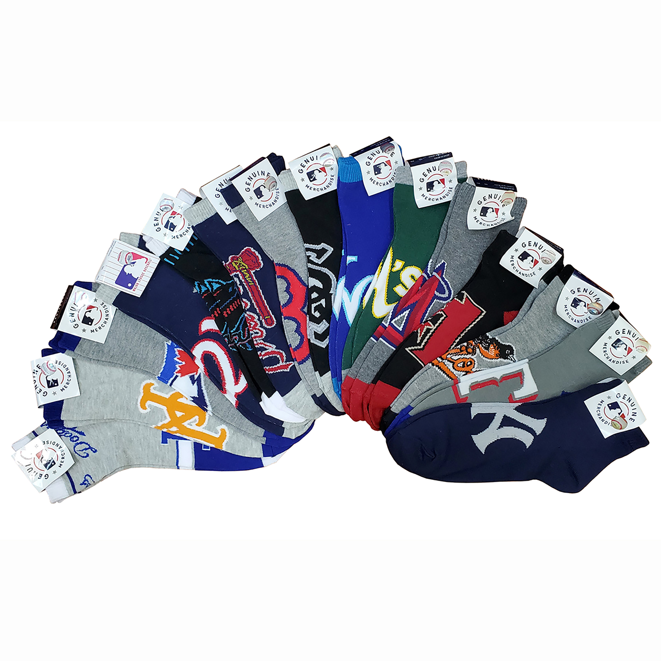 Tines Equipos De Beisbol Oficiales Mlb Caballero 6 Pares