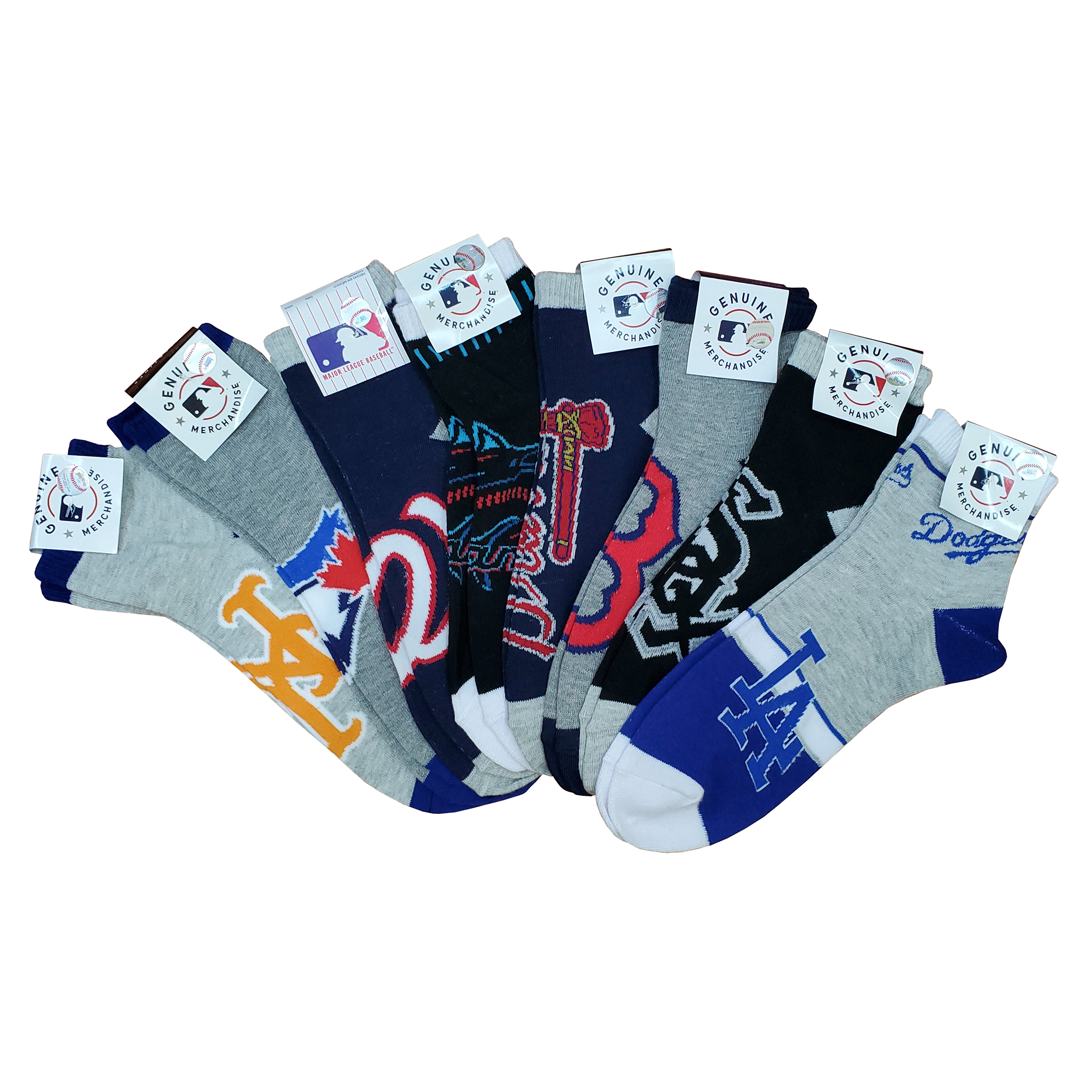 Tines Equipos De Beisbol Oficiales Mlb Caballero 6 Pares