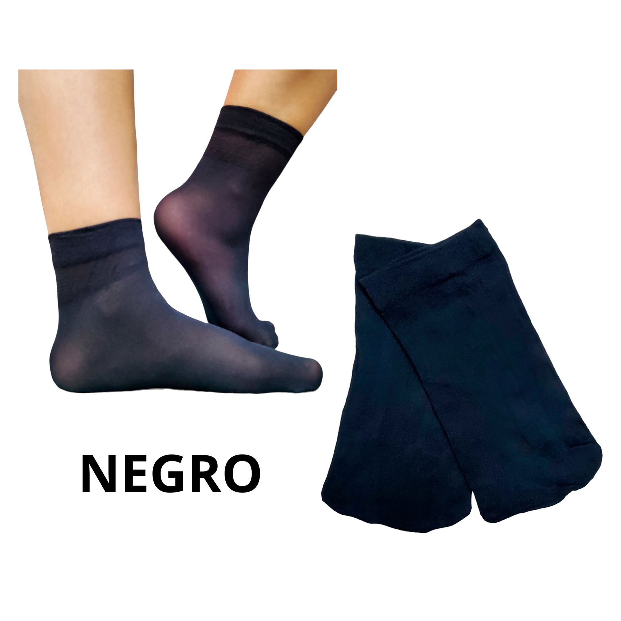 Tin Media De Malla Dama 12 Pares