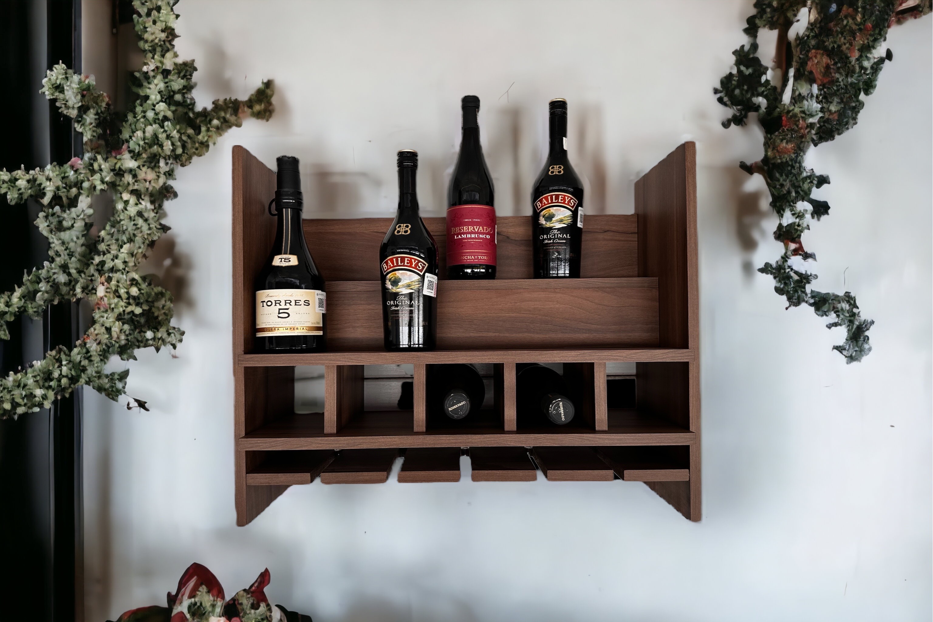 Cava Cantina para 12 Botellas Nogal