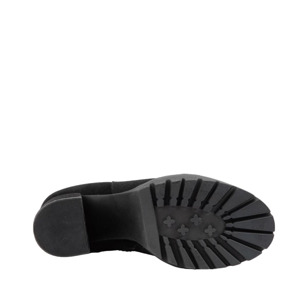 Botas de vestir de gamuza marca Sao Paulo, con suela track y tacón alto, mod. 1087403