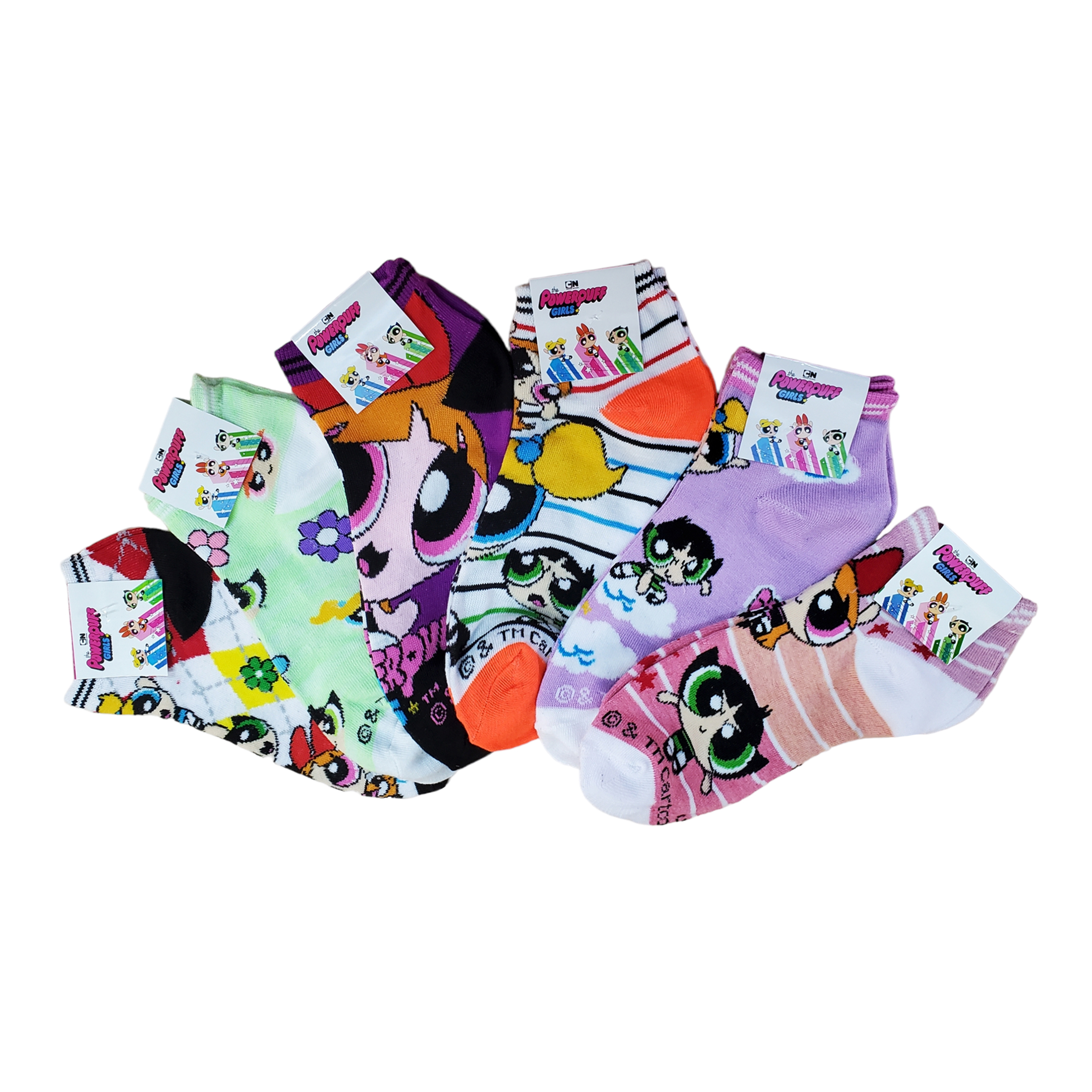 Tines Cortos Chicas Super Poderosas 6 Pares