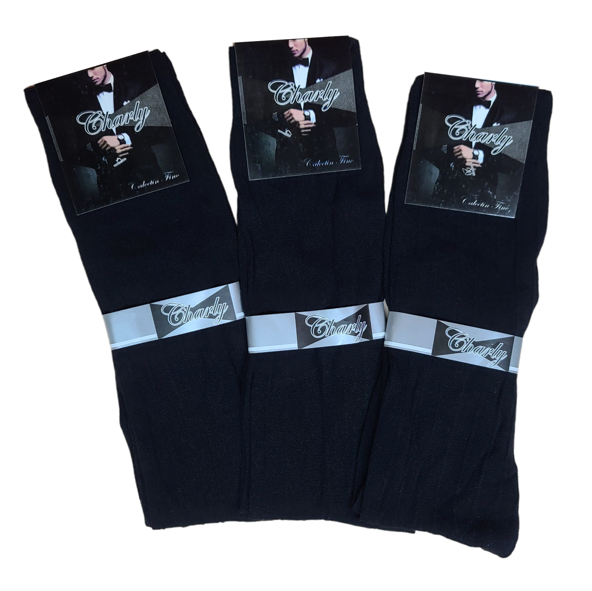 Calcetín Largo Y Delgado Para Caballero De Algodón 6 Pares