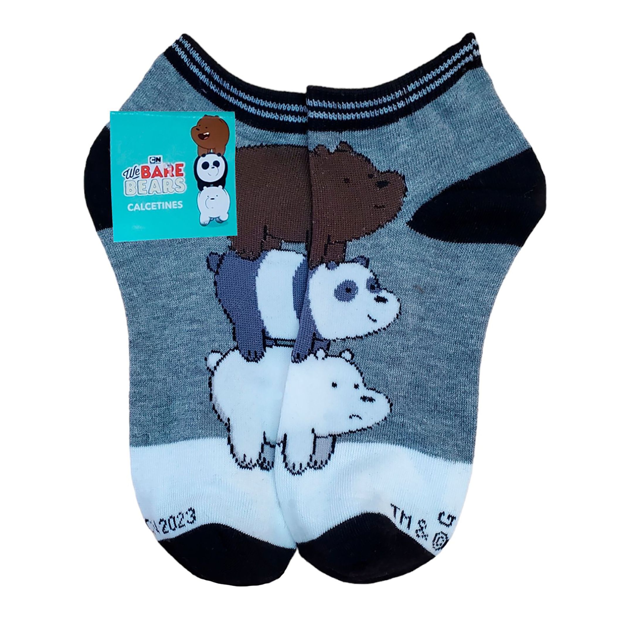 Tines Cortos Osos Escandalosos Unisex 12 Pares