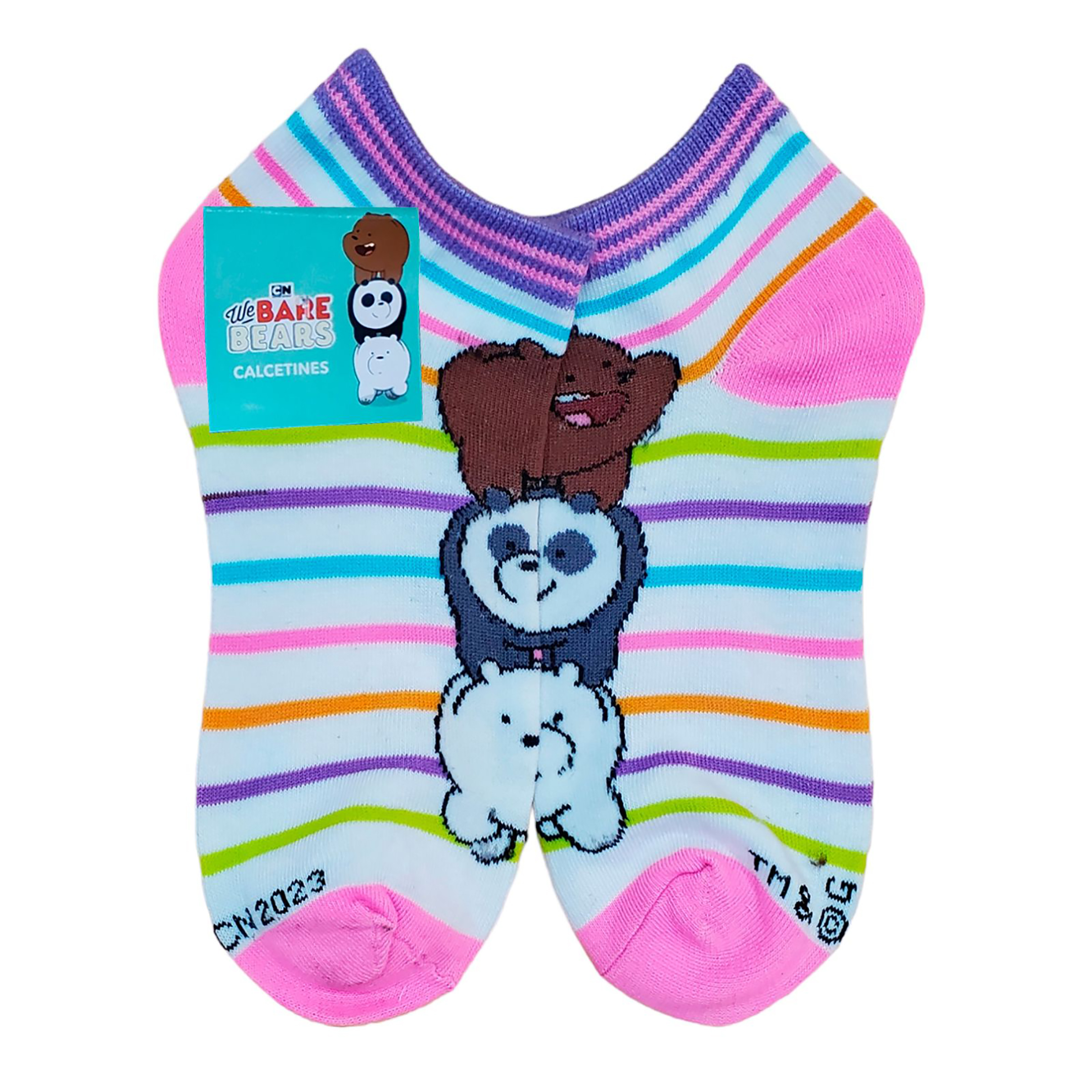 Tines Cortos Osos Escandalosos Unisex 12 Pares