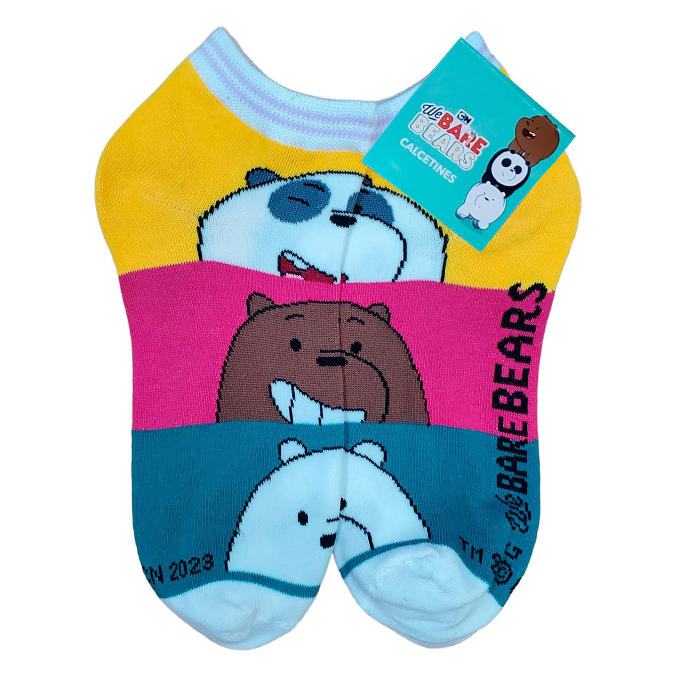 Tines Cortos Osos Escandalosos Unisex 12 Pares