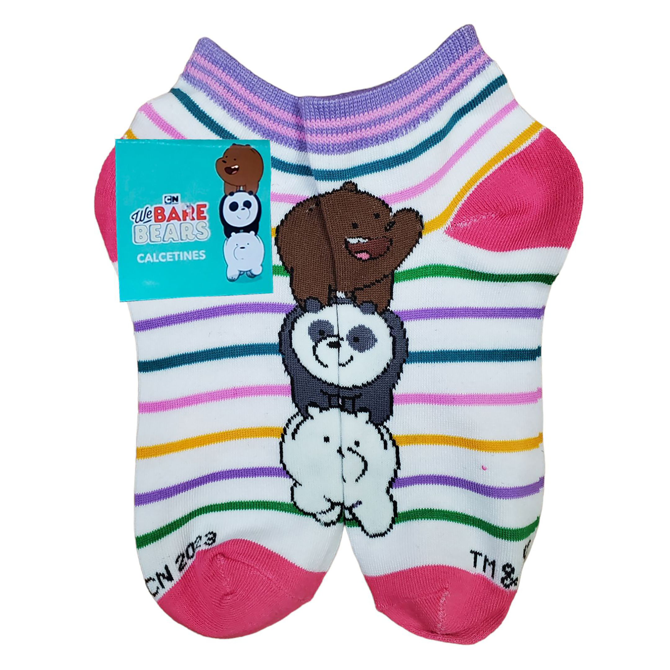 Tines Cortos Osos Escandalosos Unisex 12 Pares