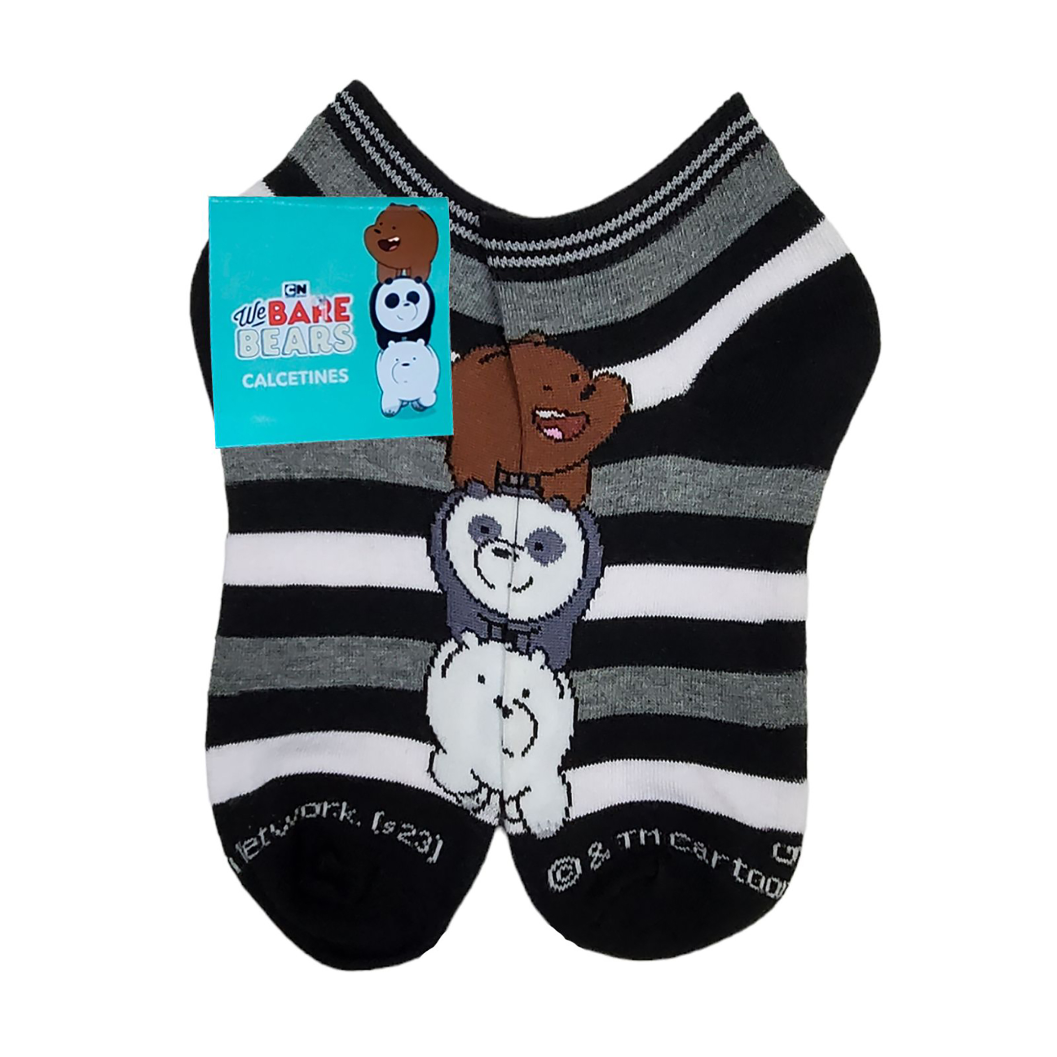 Tines Cortos Osos Escandalosos Unisex 12 Pares