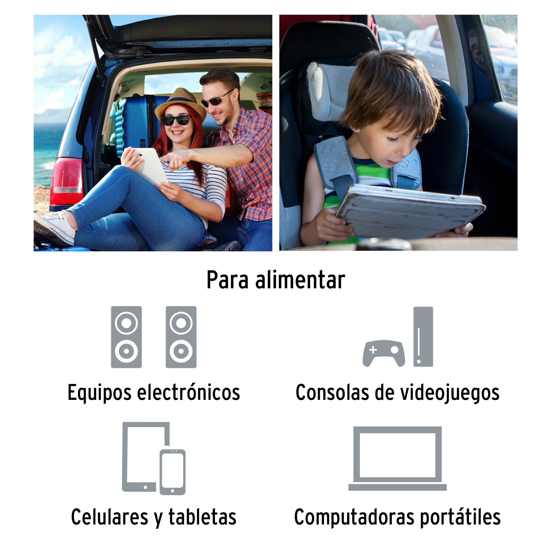 INVERSOR DE CORRIENTE 200 W, TRUPER