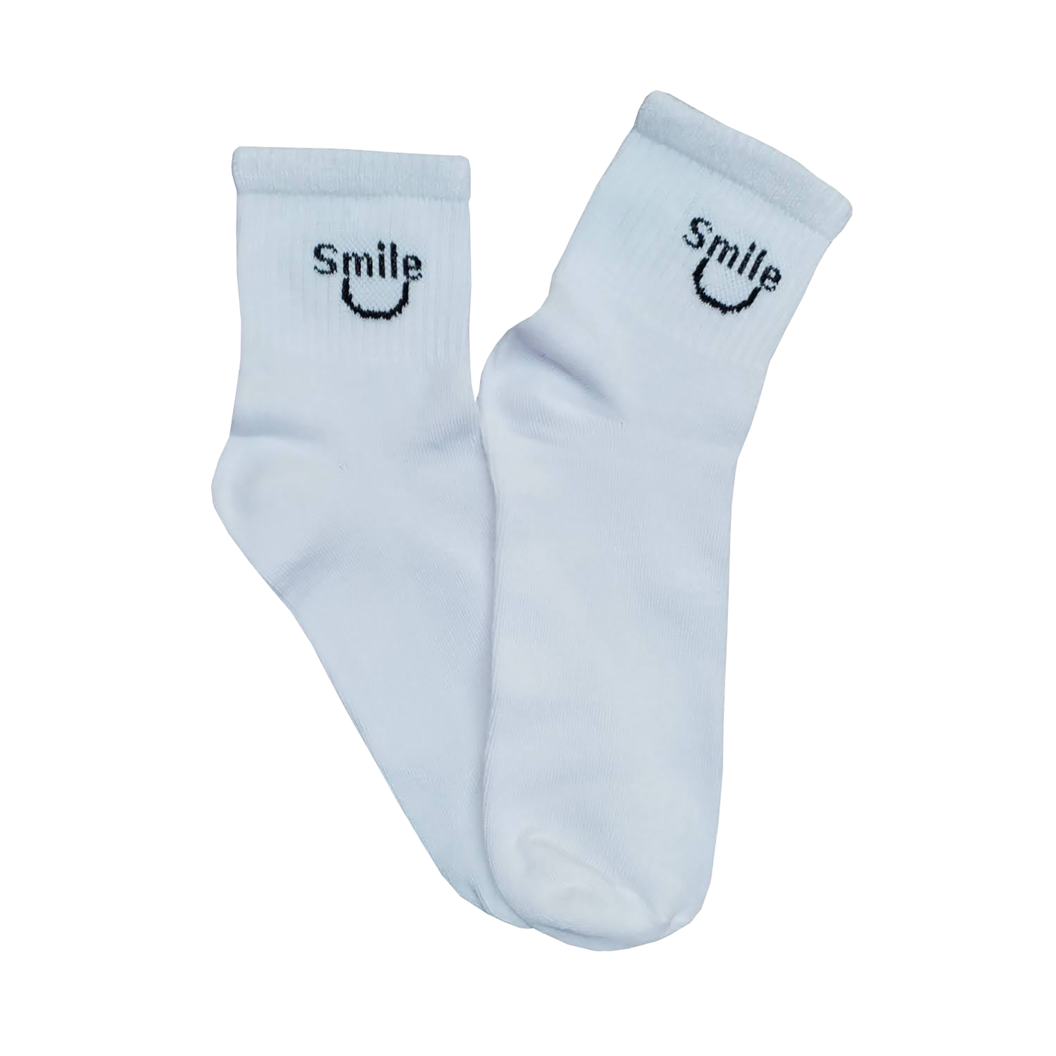 Tin Largo Unisex Blanco Con Estampado 12 Pares