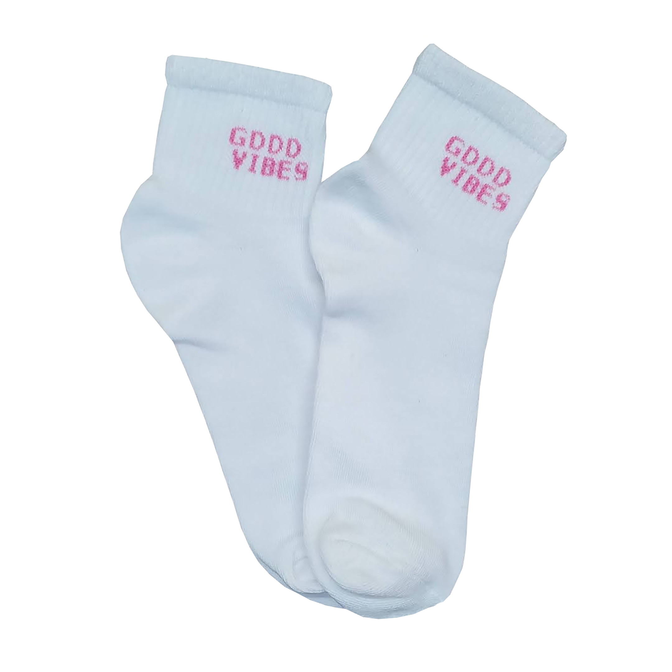 Tin Largo Unisex Blanco Con Estampado 12 Pares