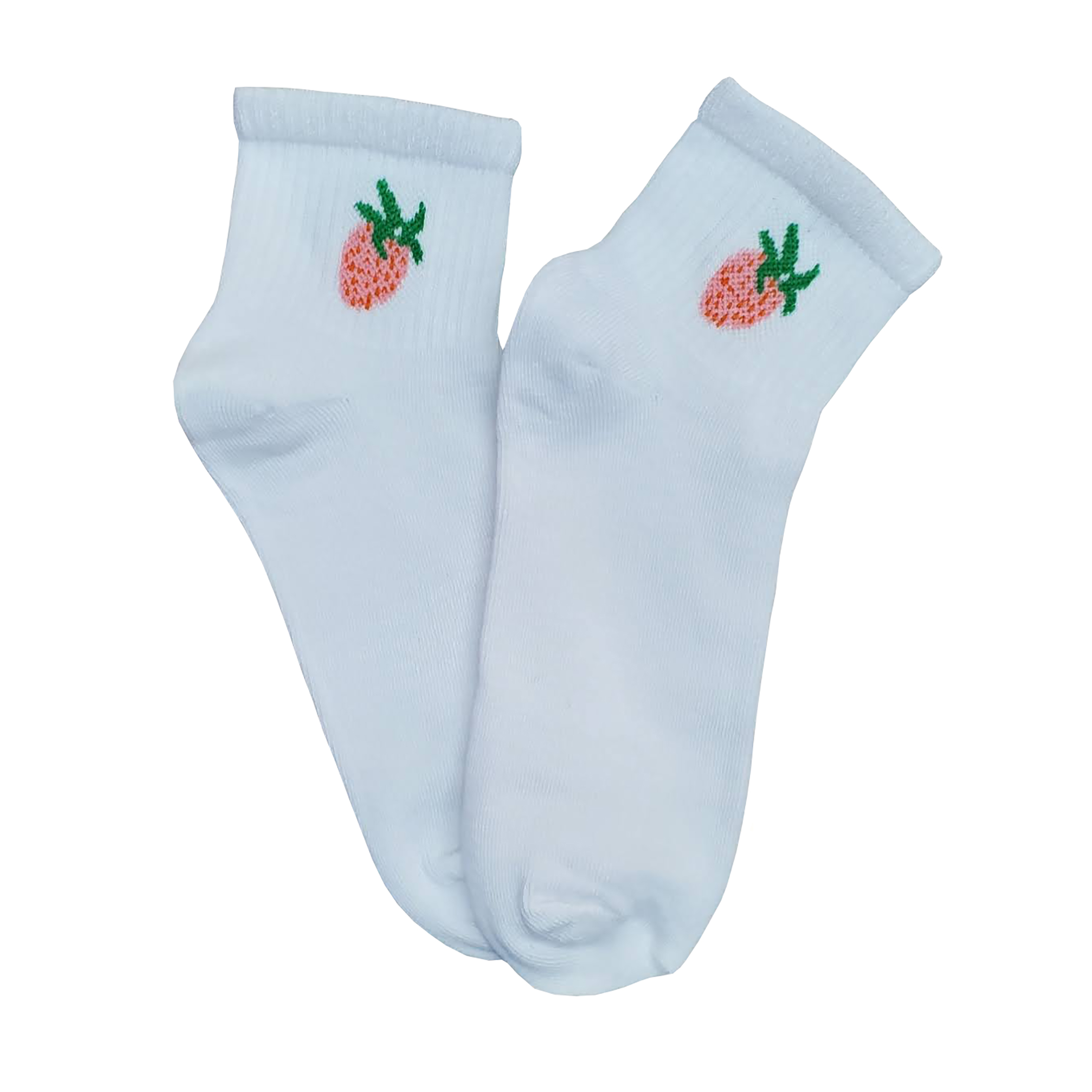 Tin Largo Unisex Blanco Con Estampado 12 Pares